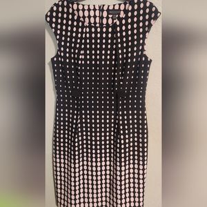 Black and pink dotted Connected Apparel Size 14 Dress